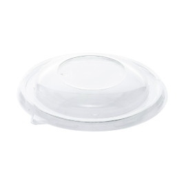 Tapa Cúpula de Plástico rPET Cristal Ø17x3cm (300 Uds)