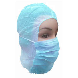 Gorro Integral en Polipropileno Azul (500 Uds)