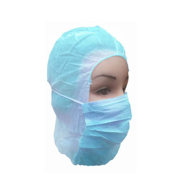 Gorro Integral en Polipropileno Azul (50 Uds)