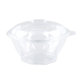 Bol Redondo con Tapa Bisagra PLA 750ml (300 Uds)