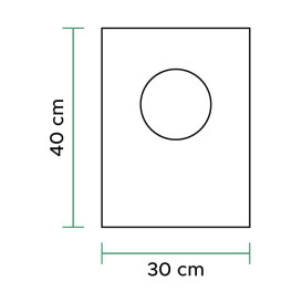 Bolsa Mercado Block 100% Biodegradable 30x40cm (100 Uds)