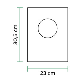 Bolsa Mercado 100% Biodegradable 23x30,5cm (100 Uds)