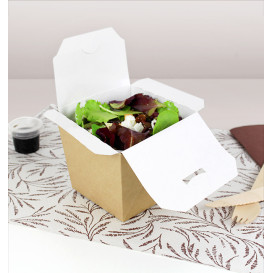 Caja de Comida para Llevar Wok Kraft 780ml (20 Uds)