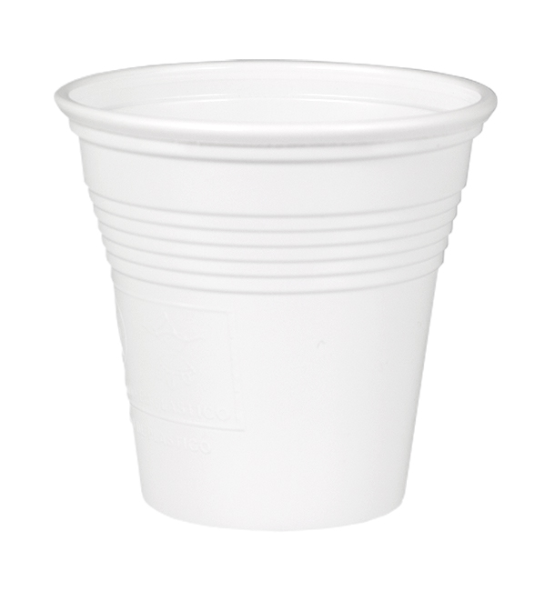 Vaso de Plastico PS Blanco 80 ml (4800 Uds)