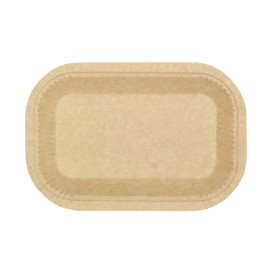Bandeja de Cartón Antigrasa Kraft 15x23cm 245g/m² (50 Uds)