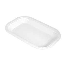 Bandeja de Cartón Antigrasa Blanco 15x23cm 250g/m² (50 Uds)