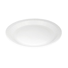 Plato de Carton Redondo Blanco Ø22cm 200g/m² (400 Uds)