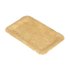 Bandeja de Cartón Kraft "Flower" 12x19cm 295g/m² (50 Uds)