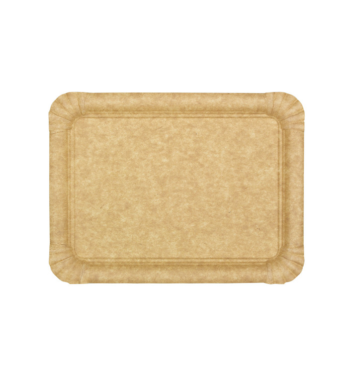 Bandeja de Cartón Kraft "Flower" 18x24cm 345g/m² (50 Uds)
