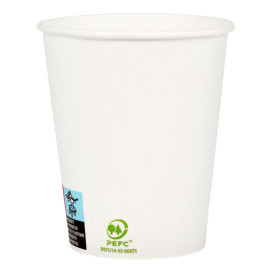 Vaso Cartón 6 Oz/180ml Blanco Ø7,0cm (3000 Uds)