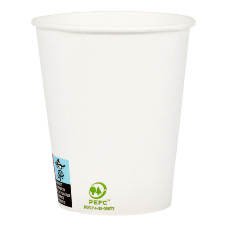 Vaso Cartón 6Oz/180ml Blanco Ø7,0cm (3000 Uds)
