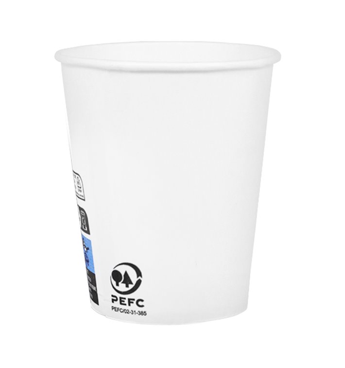 Vaso Cartón 6 Oz/180ml Blanco Ø7,0cm (3000 Uds)