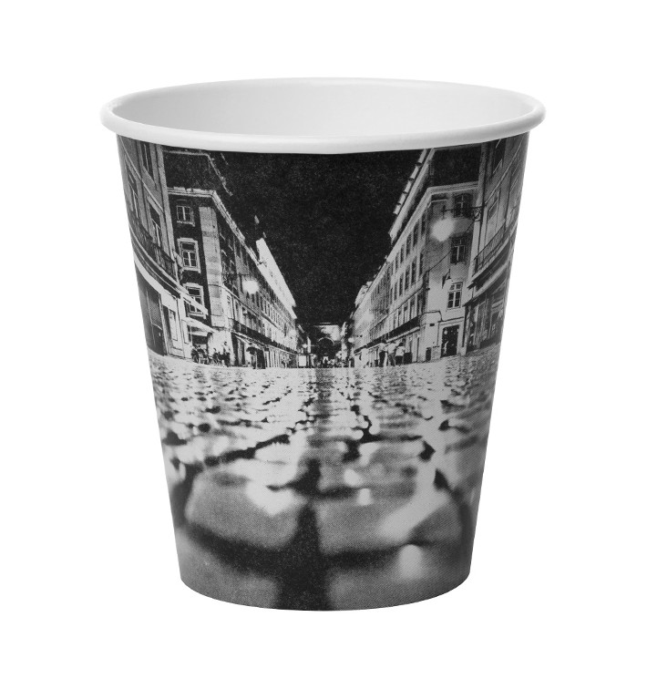 Vaso Cartón 6Oz/180ml "Parisian" Ø8,0cm (50 Uds)