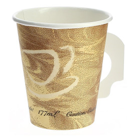 Vaso Cartón 6Oz/180ml "Mistique" Asa Ø7,4cm (50 Uds)