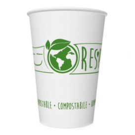 Vaso Cartón "Bio" 7Oz/220ml Blanco (50 Uds)