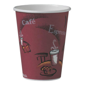 Vaso Cartón 12 Oz/360ml "Bistro" Ø8,9cm (1000 Uds)