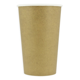 Vaso Cartón ECO 16 Oz/480ml Kraft Ø9cm (50 Uds)