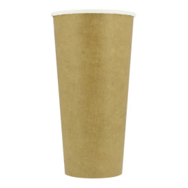 Vaso Cartón ECO 22 Oz/660ml Kraft Ø9cm (50 Uds)