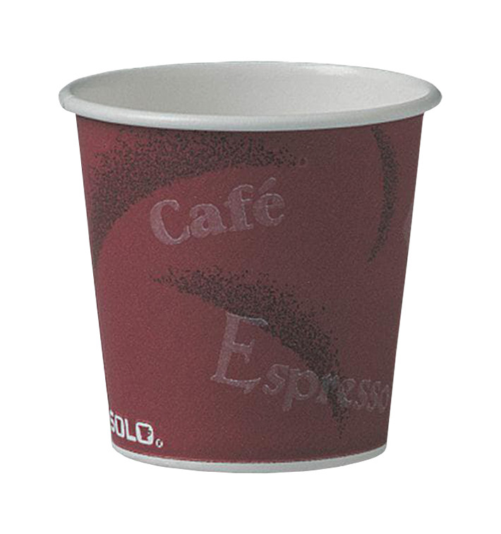 Vaso Cartón 4 Oz/120ml "Bistro" Ø6,2cm (50 Uds)