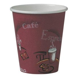 Vaso Cartón 6Oz/180ml "Bistro" Ø7,4cm (1000 Uds)
