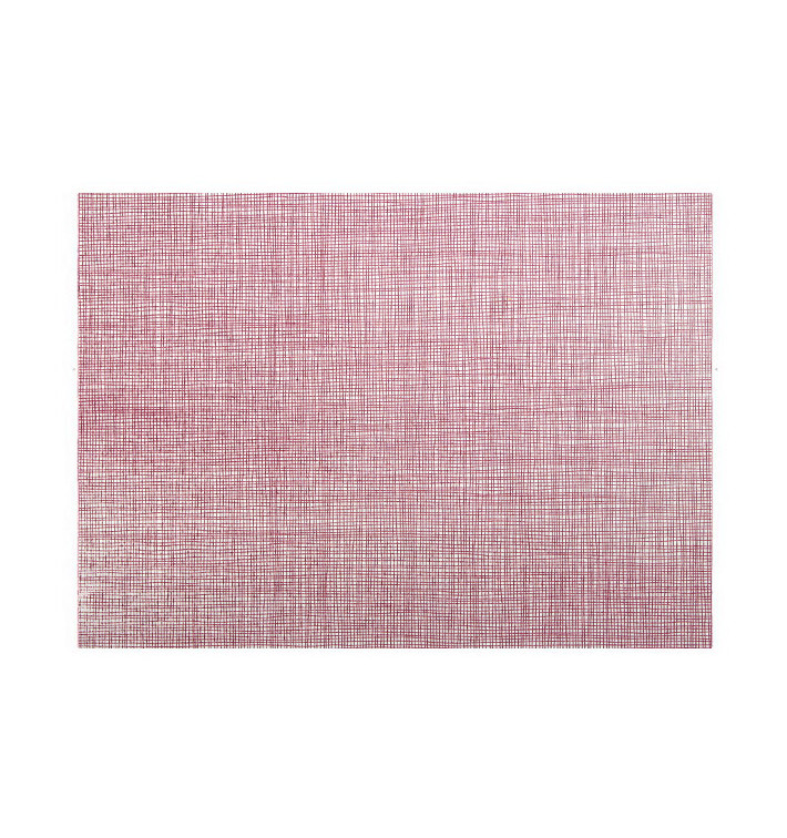 Mantel Individual Papel 30x40cm "Entre Lineas" Burdeos 40g/m² (1000 Uds)