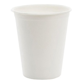 Vaso de Caña de Azucar Blanco 260ml (10 Uds)