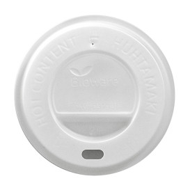 Tapa Travel CPLA para Vaso Cartón Ø8,0cm (100 Uds)