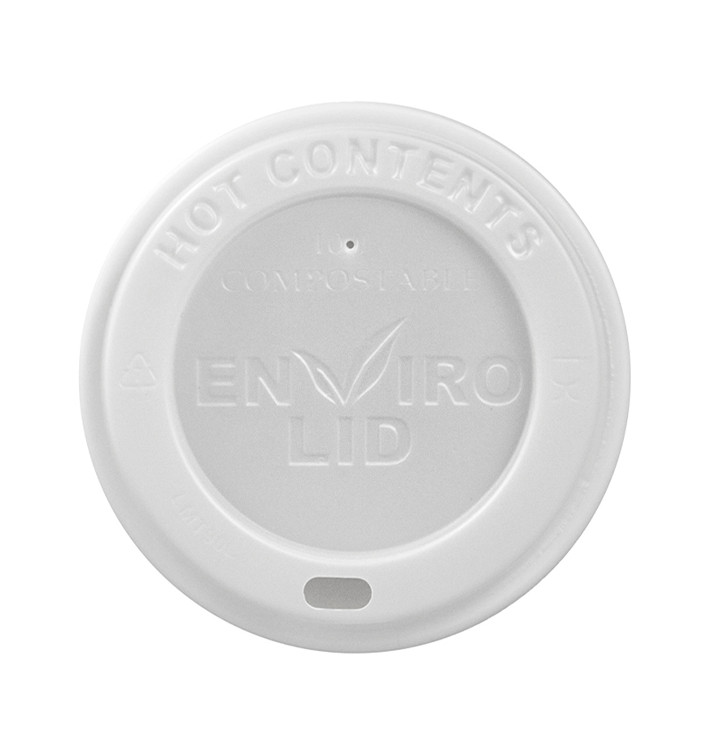 Tapa Travel CPLA para Vaso Cartón Ø9,0cm (1000 Uds)