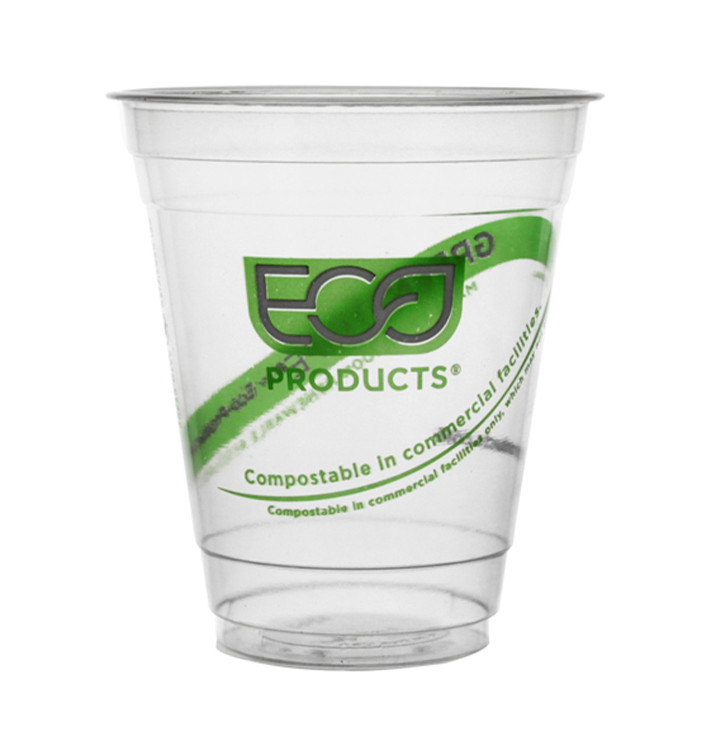 Vaso Almidón de Maíz PLA "Green Stripe" 205ml (2.000 Uds)