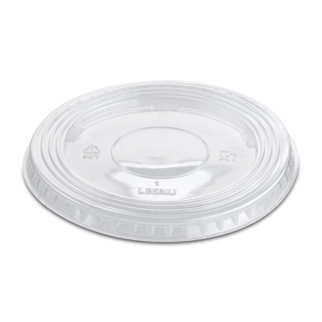 Tapa Plana Cerrada PET Cristal Ø9,4cm (100 Uds)