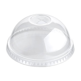 Tapa Cúpula con Cruz PET Cristal Ø9,4cm (900 Uds)