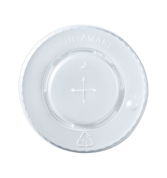 Tapa Plana Cruz PS para Vaso Cartón "Enjoy" Ø9,0cm (100 Uds)