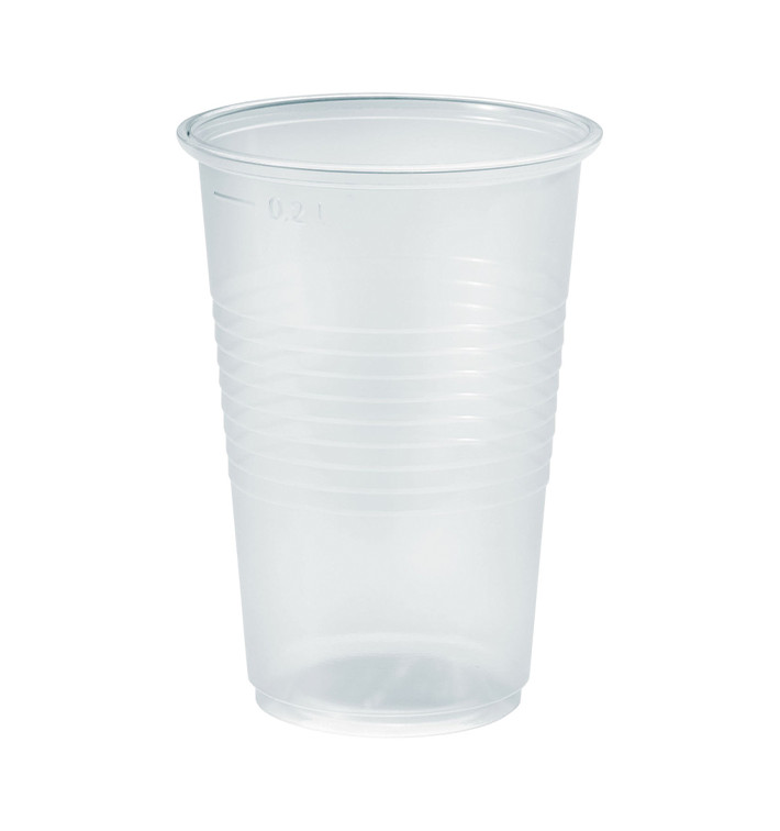 Vaso de Plastico PP Transparente 230ml Ø7,0cm (100 Uds)
