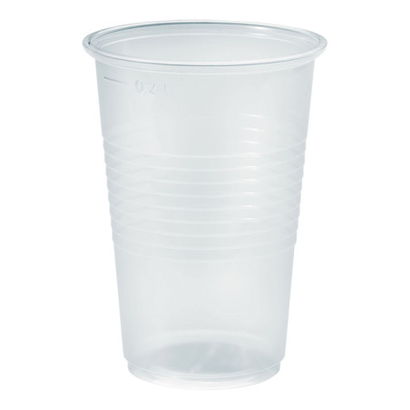 Vaso de Plástico PP Transparente 230ml Ø7,0cm (100 Uds)