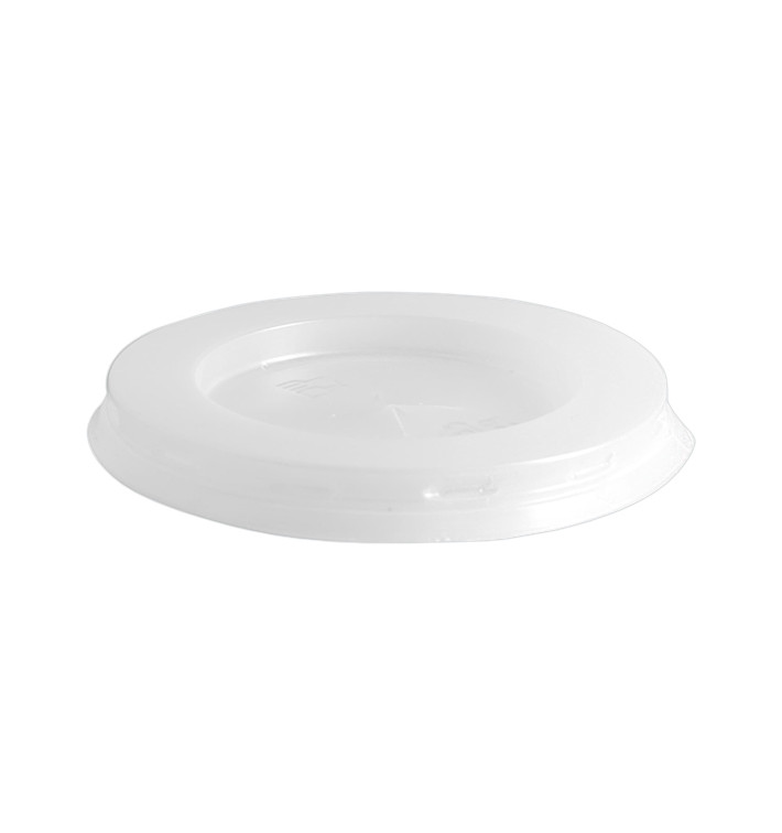 Tapa de Plastico PS para Vaso 300ml Ø7,7cm (100 Uds)