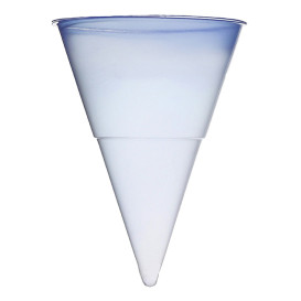 Cono de Plastico PP Azul 115 ml para Agua (200 Unidades)