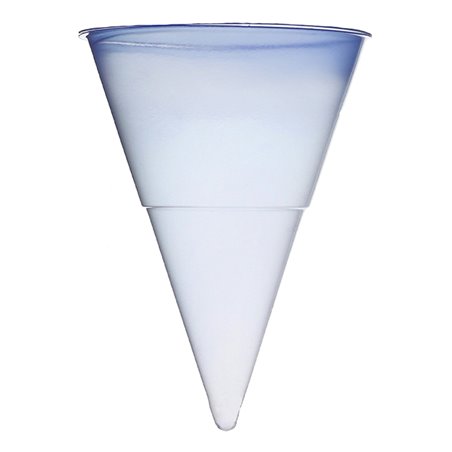 Cono de Plástico PP Azul 115 ml para Agua (200 Unidades)