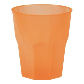 Vaso de Plastico "Frost" Naranja PP 270ml (20 Uds)