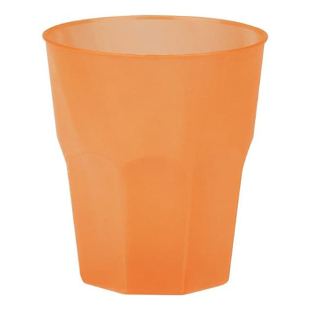 Vaso Reutilizable Irrompible PP Frost Naranja 350ml (20 Uds)