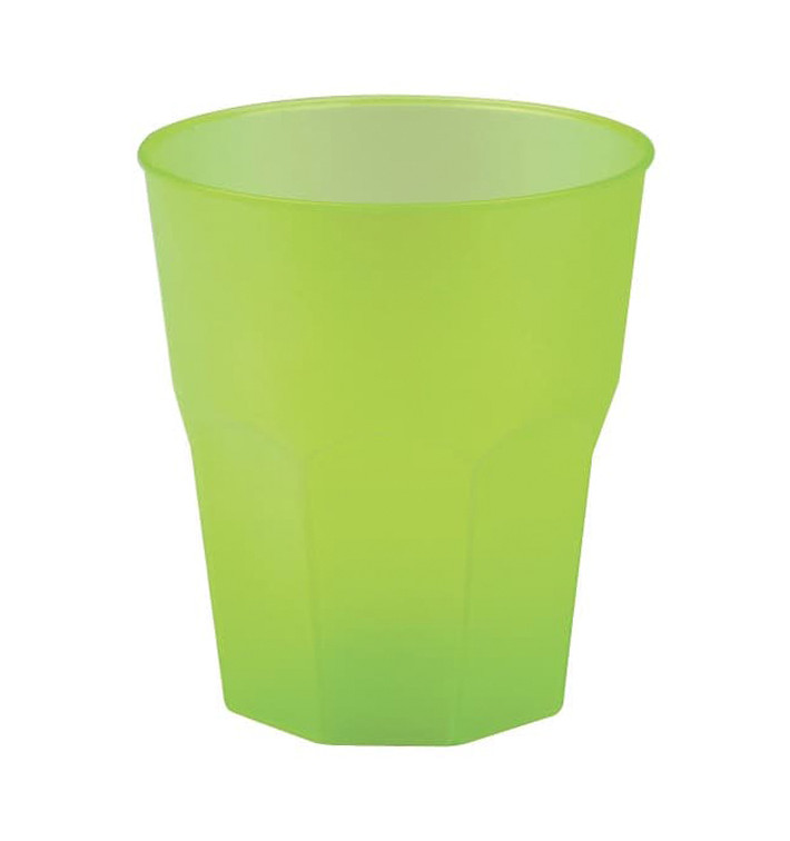 Vaso de Plastico "Frost" Verde Lima PP 270ml (20 Uds)