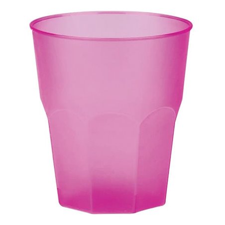Vaso de Plástico "Frost" Fucsia PP 350ml (20 Uds)