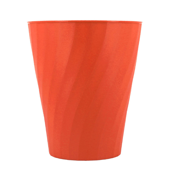 Vaso de Plastico PP "X-Table" Naranja 320ml (8 Uds)