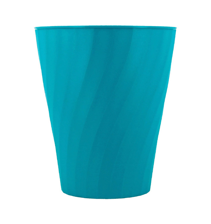 Vaso de Plastico PP "X-Table" Turquesa 320ml (8 Uds)