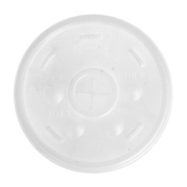 Tapa Cruz para Vaso Termico Foam EPS Ø8,9cm (100 Uds)