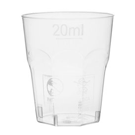Vaso Plastico Chupito Transp. PS Ø37mm 25ml (1000 Uds)