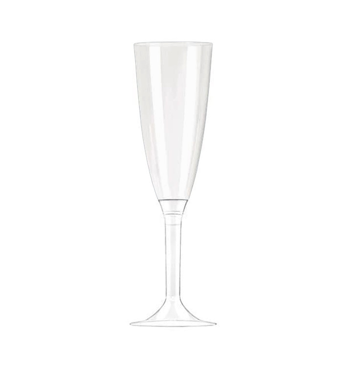 Copa de Plastico Cava Transparente 100ml (10 Uds)