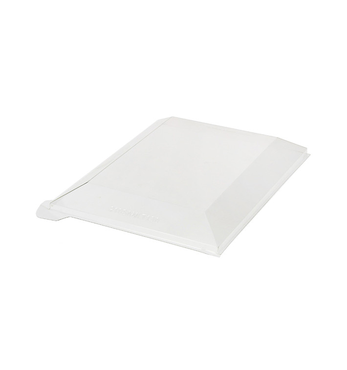 Tapa de Plástico PET Transparente de 13x13cm (100 Uds)
