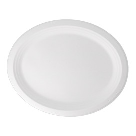 Bandeja Caña de Azucar Blanca 320x255x21mm (500 Uds)