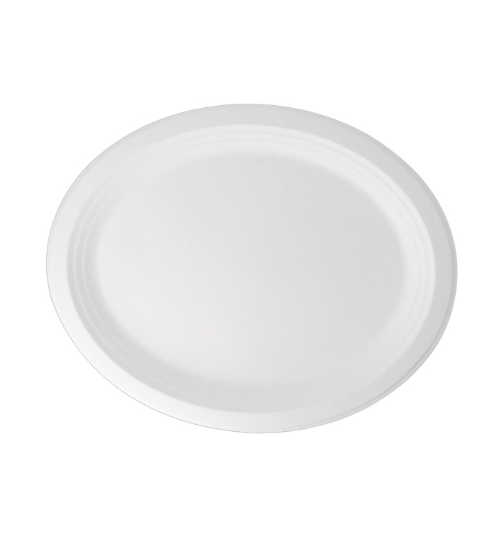 Bandeja Caña de Azucar Blanca 320x255x21mm (500 Uds)