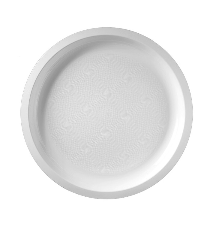 Plato Reutilizable PP Blanco Round PP Ø29cm (300 Uds)